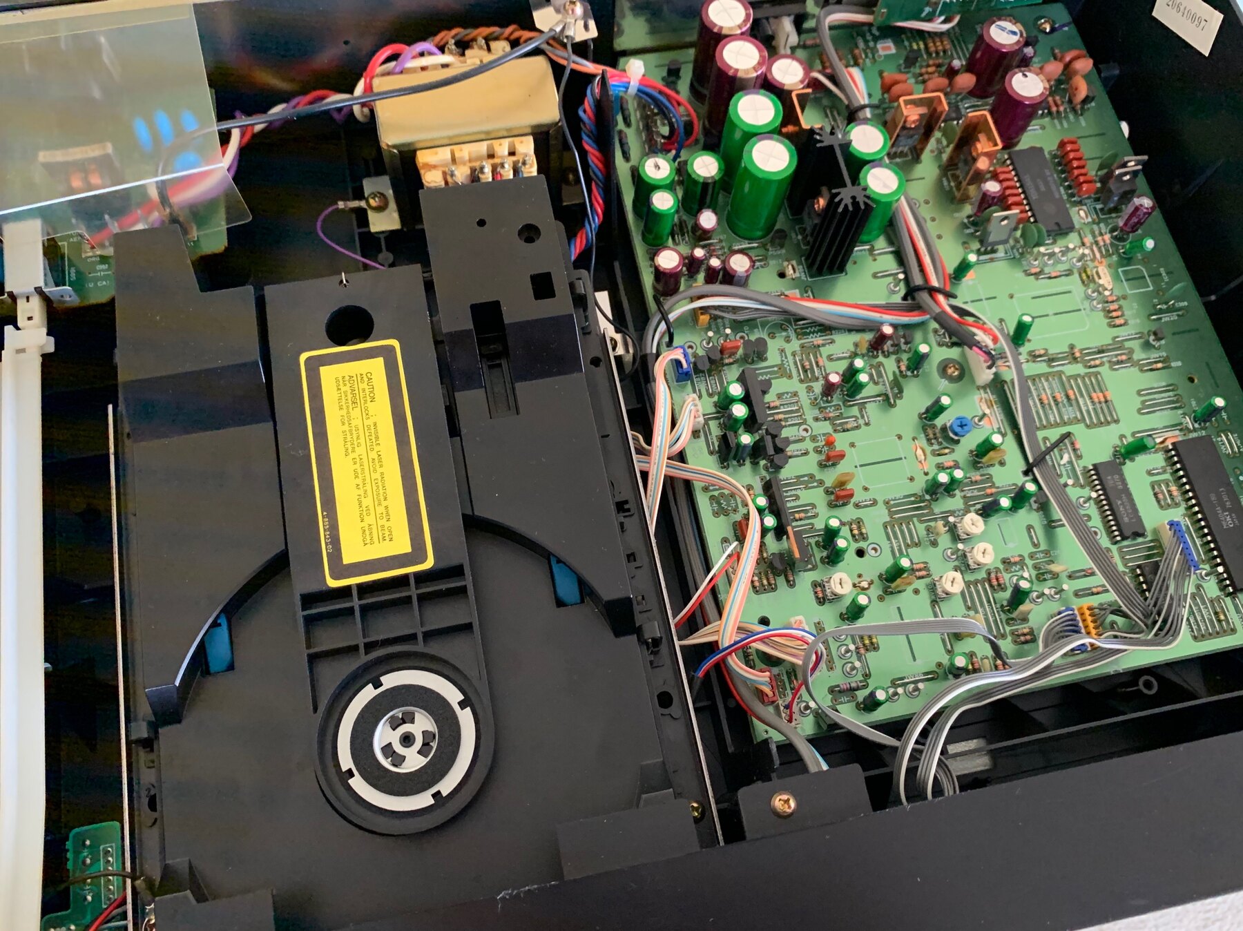 Sony CDP-710 internal architecture